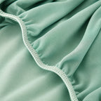 WEICH | 100% Waterproof | Bedsheet Mattress Protector &amp; Pillow Protector | Breathable Waterproof Mattress Cover | Green