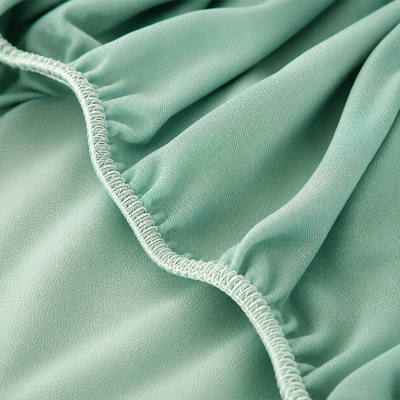 WEICH | 100% Waterproof | Bedsheet Mattress Protector &amp; Pillow Protector | Breathable Waterproof Mattress Cover | Green