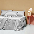 Weich 100% Nylon Fabric | Filled With Whole Feather Silk Cotton | Light Grey