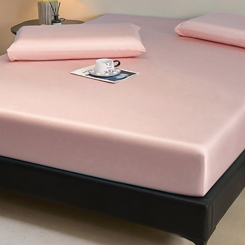 WEICH Luxury ICE Silk Bedsheet Set | Smooth Cooling | Pink